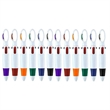 4-Color Multicolor Ballpoint Pens with Carabiner Keychain | https://www.bestnamebadges.com