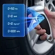 Multifunction Digital Tire Pressure Gauge Safety Hammer | https://www.bestnamebadges.com