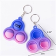 Stress Reliever Push Bubbles Keychain | https://www.bestnamebadges.com