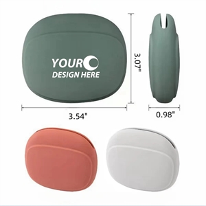 Silicone Earphone Storage Bag Earbud Case 