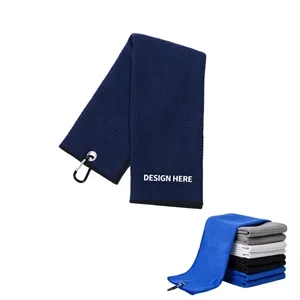 16" X 24" Microfiber Golf Towel With Clip