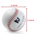 9 Inch Personalized Printed Premium PVC Cork Baseball Core | https://www.bestnamebadges.com