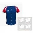 Customized Short Sleeve Baseball Uniform With Logo | https://www.bestnamebadges.com