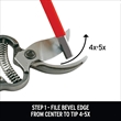 Handle Tungsten Steel Sharpener For Scissors And Knife | https://www.bestnamebadges.com