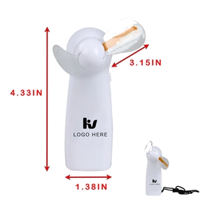 Customizable Flashing LED Fan With Logo Printing