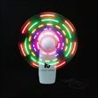 Customizable Flashing LED Fan With Logo Printing | https://www.bestnamebadges.com