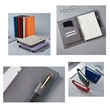 Imitation Leather Notebook Ballpoint Pen Holder Card Slots | https://www.bestnamebadges.com