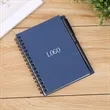 Portable Spiral Notebook With Pen | https://www.bestnamebadges.com