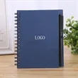 Portable Spiral Notebook With Pen | https://www.bestnamebadges.com