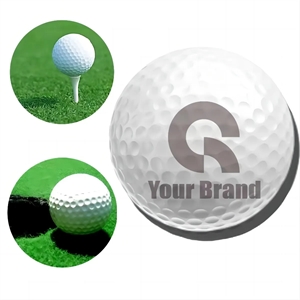 Premium Polypropylene Golf Ball Standard Size | https://www.bestnamebadges.com
