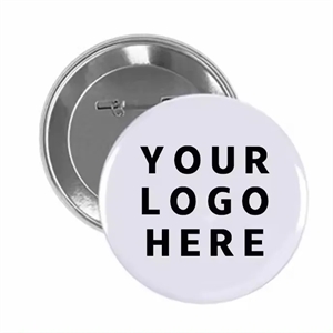 Tinplate Round Button With Safety Pins