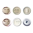 Tinplate Round Button With Safety Pins | https://www.bestnamebadges.com