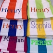 Beach Towel Quick Drying Striped Printed Microfiber Beach | https://www.bestnamebadges.com