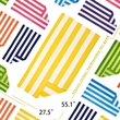 Beach Towel Quick Drying Striped Printed Microfiber Beach | https://www.bestnamebadges.com