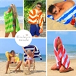 Beach Towel Quick Drying Striped Printed Microfiber Beach | https://www.bestnamebadges.com