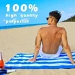 Beach Towel Quick Drying Striped Printed Microfiber Beach | https://www.bestnamebadges.com