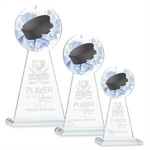 Edenwood Hockey VividPrint/Etch Award - Clear | https://www.bestnamebadges.com
