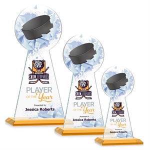 Edenwood Hockey VividPrint™ Award - Amber | https://www.bestnamebadges.com