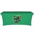 6' Full Color Dye Sublimated Open Back Stretch Table Cover | https://www.bestnamebadges.com