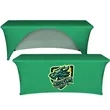 6' Full Color Dye Sublimated Open Back Stretch Table Cover | https://www.bestnamebadges.com