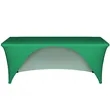 6' Full Color Dye Sublimated Open Back Stretch Table Cover | https://www.bestnamebadges.com