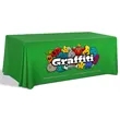 6' Dye Sublimated Draped Standard Table Cover | https://www.bestnamebadges.com