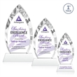 Marinello VividPrint™ Award on Base - White | https://www.bestnamebadges.com