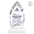 Marinello VividPrint™ Award on Base - White | https://www.bestnamebadges.com