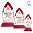 Marinello VividPrint™ Award on Base - Red | https://www.bestnamebadges.com