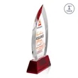 Marinello VividPrint™ Award on Base - Red | https://www.bestnamebadges.com