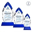 Marinello VividPrint™ Award on Base - Blue | https://www.bestnamebadges.com