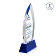 Marinello VividPrint™ Award on Base - Blue | https://www.bestnamebadges.com