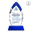 Marinello VividPrint™ Award on Base - Blue | https://www.bestnamebadges.com