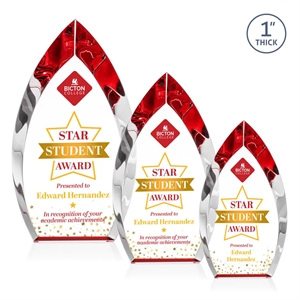 Marinello VividPrint™ Award - Red | https://www.bestnamebadges.com