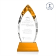 Marinello Award on Base - Amber | https://www.bestnamebadges.com