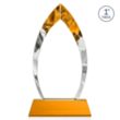 Marinello Award on Base - Amber | https://www.bestnamebadges.com