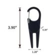 Golf Fork Pendant Lock Supplies Turf Repair Tool | https://www.bestnamebadges.com