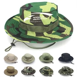 Fishing Safari Bucket Hat Camouflage Tactical Cap