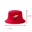Custom Solid Embroidered 100% Cotton Bucket Hat | https://www.bestnamebadges.com
