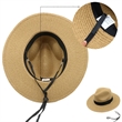 Panama Roll up Hat | https://www.bestnamebadges.com