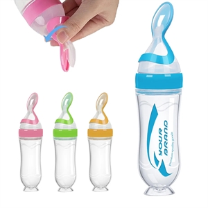 Baby Feeding Spoon Bottle Food Dispenser