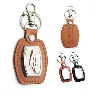 PU Leather Car Key Holder Keychain