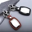 PU Leather Car Key Holder Keychain | https://www.bestnamebadges.com