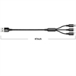 Cellphone Tablet USB Multiple Charging Cord Adapter | https://www.bestnamebadges.com