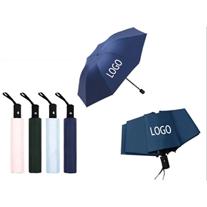 Compact Reverse Folding Windproof And Sunscreen Umbrella