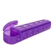 7-Day Pill Box with Removable Compartments | https://www.bestnamebadges.com