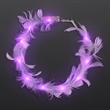 LED Feather Crown Headbands, Assorted Pink and Purple | https://www.bestnamebadges.com
