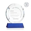 Gibralter Award on Newhaven Base - Blue | https://www.bestnamebadges.com