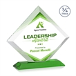Belaire VividPrint™ Award - Green | https://www.bestnamebadges.com