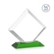Belaire VividPrint™ Award - Green | https://www.bestnamebadges.com